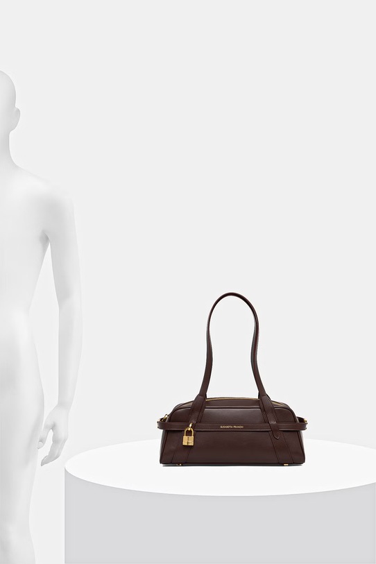 Elisabetta Franchi torebka bagietka damska skórzana BS97N62E2