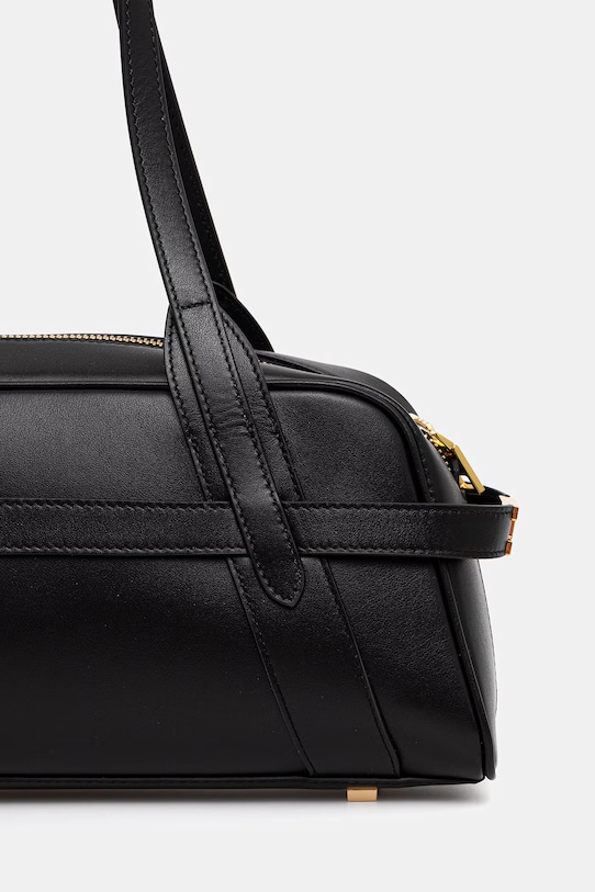 Elisabetta Franchi torebka bagietka damska skórzana czarny BS97N62E2