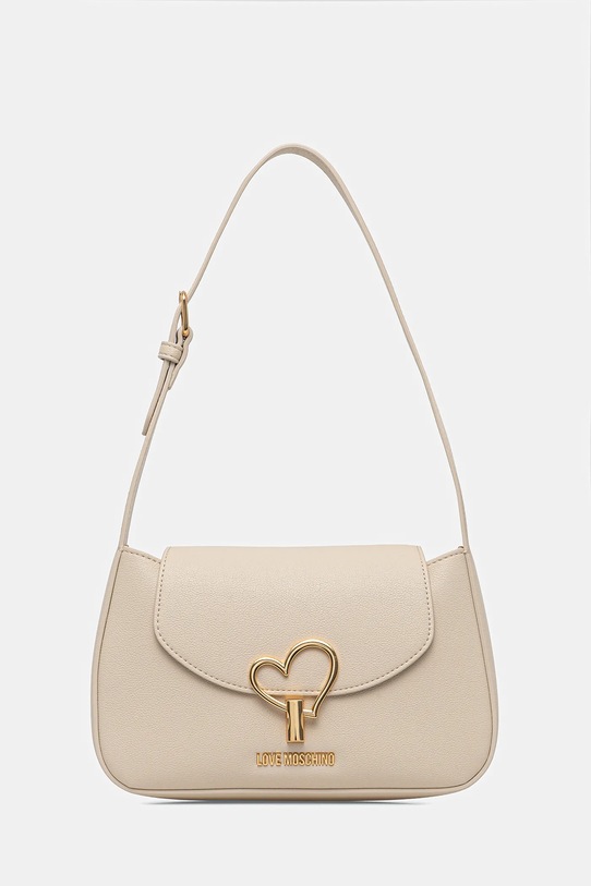 Love Moschino torebka nie mieści A4 beżowy JC4140PP1OLQ0110