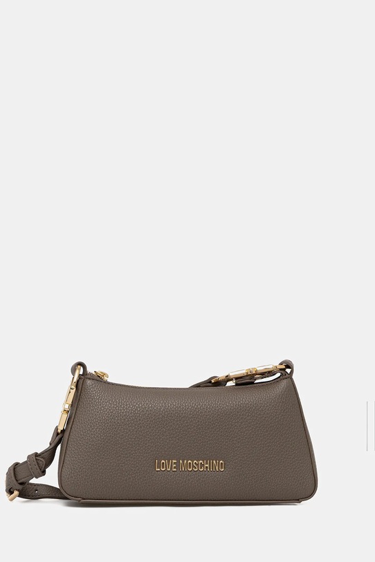 Love Moschino torebka aplikacja brązowy JC4007PP1OLB0203