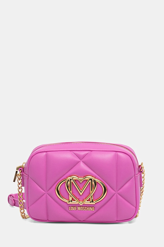 Love Moschino torebka aplikacja różowy JC4038PP1OLC0604