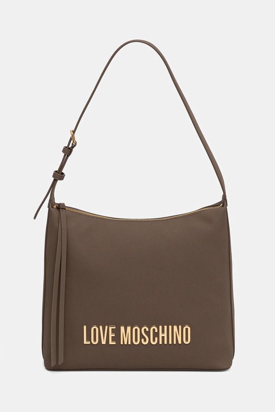 Love Moschino torebka aplikacja brązowy JC4108PP1OKD0203