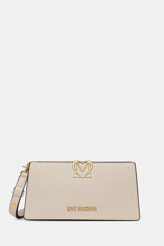 Love Moschino torebka nie mieści A4 beżowy JC4128PP1OLM0110