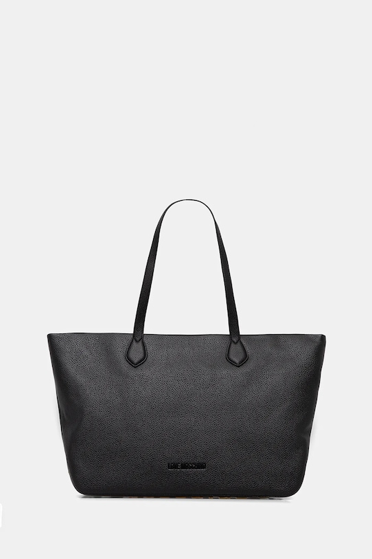 Love Moschino torebka mieści A4 czarny JC4121PP1OLT0000