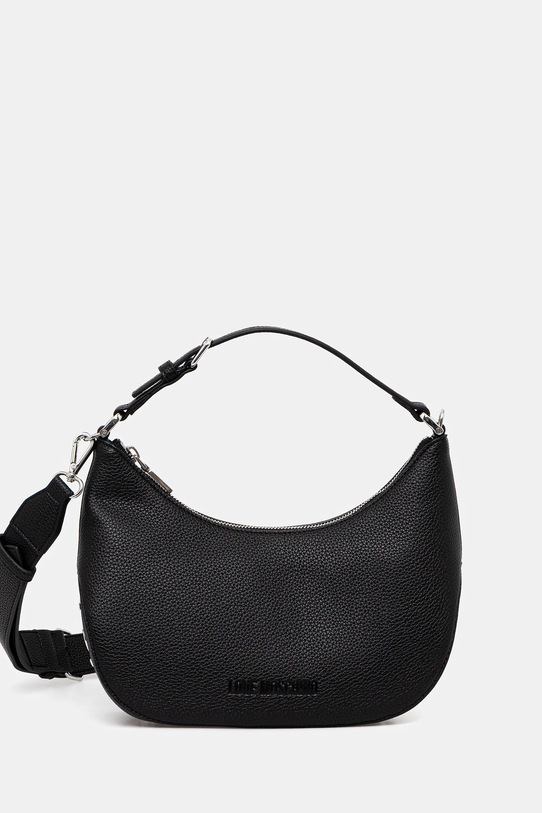 Love Moschino torebka nie mieści A4 czarny JC4018PP1OLT000B