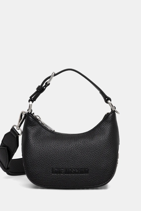 Love Moschino torebka nie mieści A4 czarny JC4019PP1OLT000B