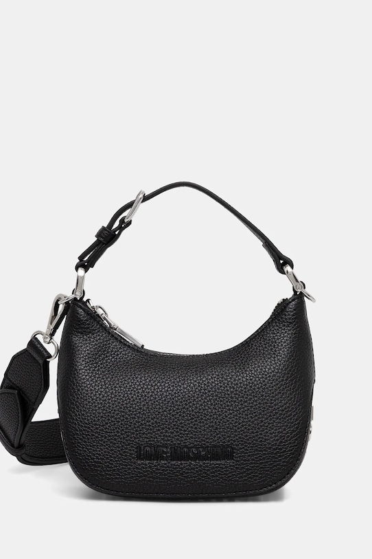 Love Moschino torebka nie mieści A4 czarny JC4019PP1OLT000B