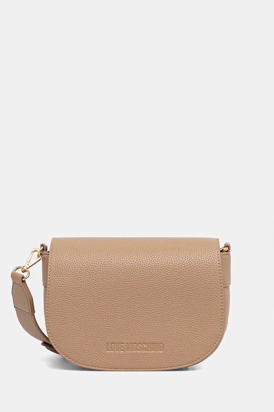 Love Moschino torebka nie mieści A4 beżowy JC4122PP1OLT0104