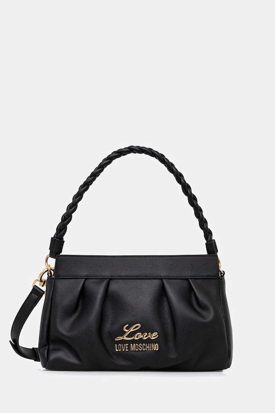 Love Moschino torebka skóra licowa czarny JC4159PP1OL1900A