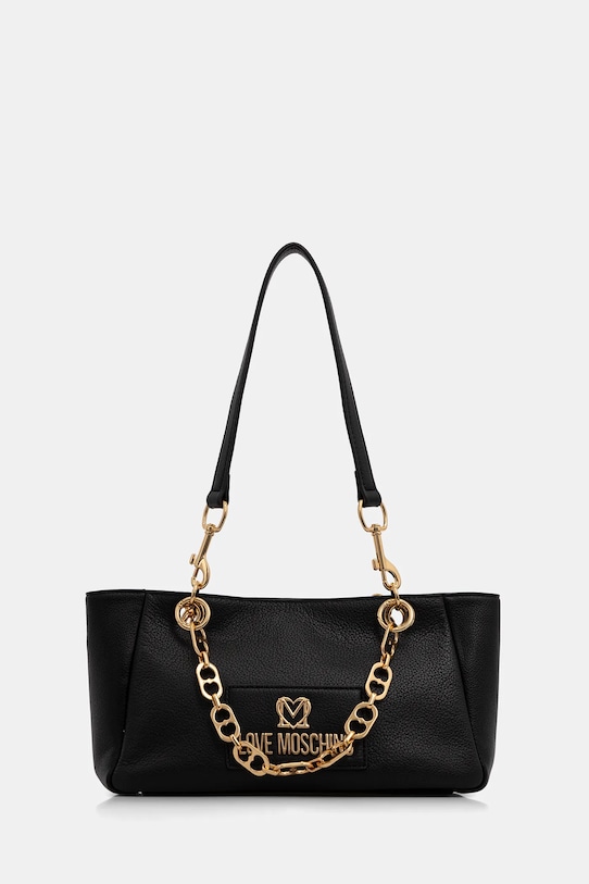 Love Moschino torebka skóra licowa czarny JC4165PP1OL1200A