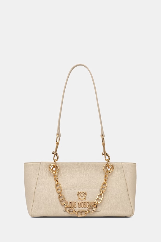 Love Moschino poșetă nu incape in A4 bej JC4165PP1OL1211A