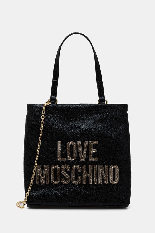 Love Moschino torebka aplikacja czarny JC4102PP1OLK0000
