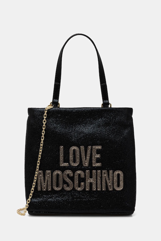 Love Moschino torebka aplikacja czarny JC4102PP1OLK0000
