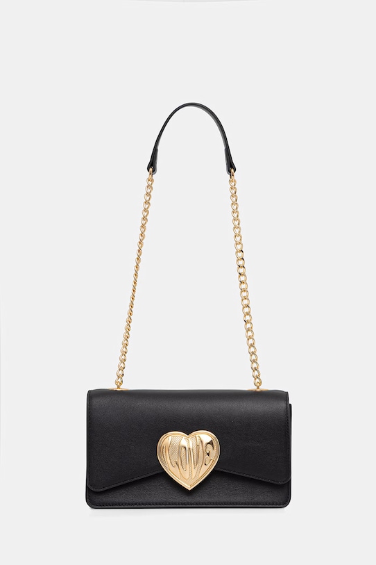 Kabelka Love Moschino jednofarebný čierna JC4147PP1OL1600A