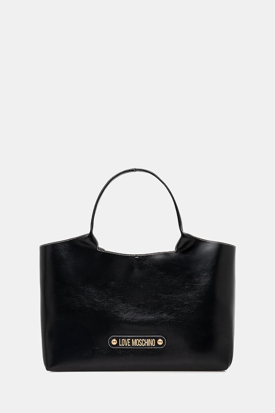 Love Moschino torebka mieści A4 czarny JC4129PP1OLH0000