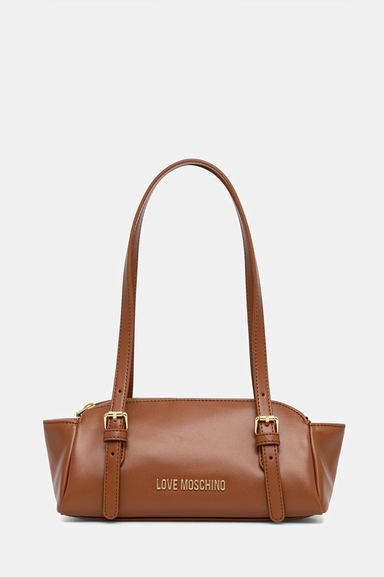 Love Moschino torebka nie mieści A4 brązowy JC4101PP1OLY0200