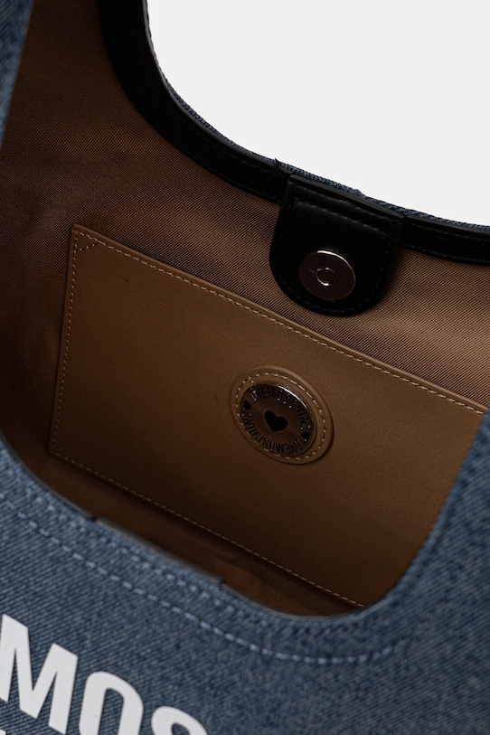 Love Moschino torebka jeansowa JC4059PP1OLG170A granatowy