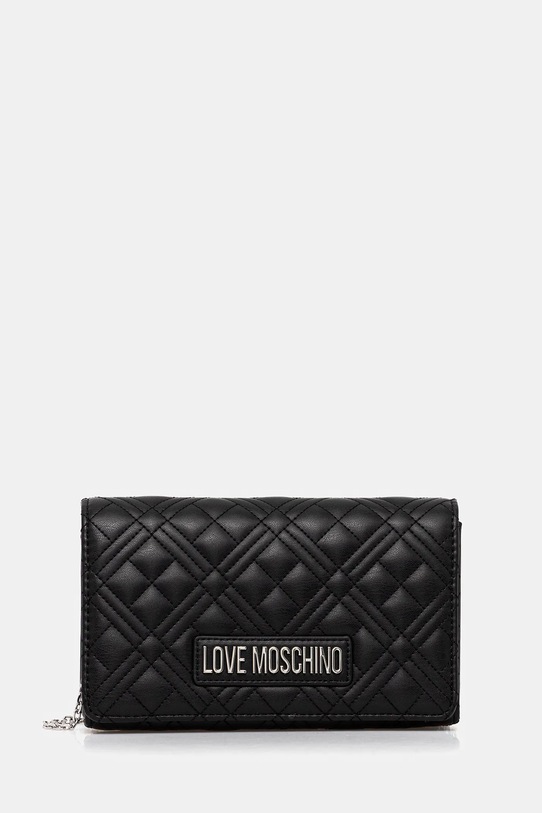 Love Moschino torebka nie mieści A4 czarny JC4079PP1OLA000B