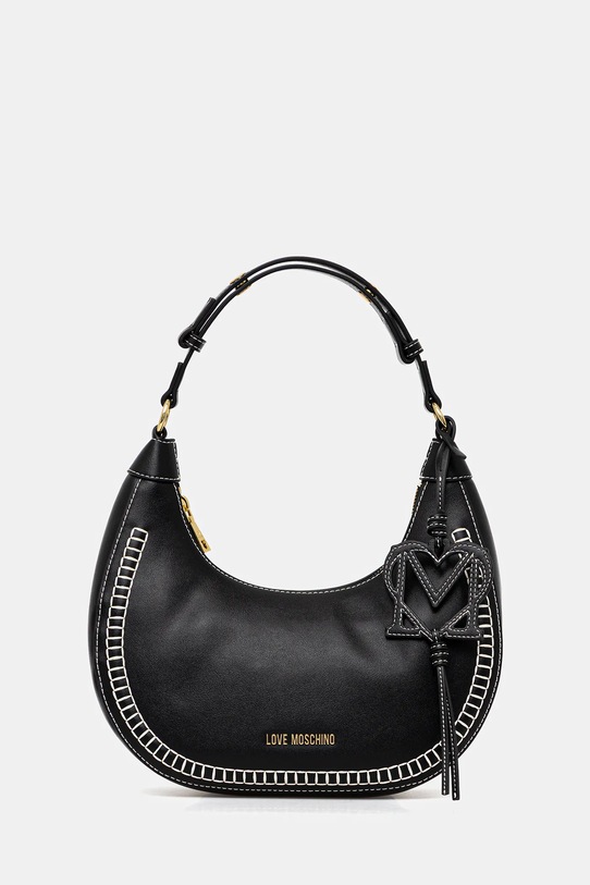 Love Moschino torebka nie mieści A4 czarny JC4095PP1OLI0000