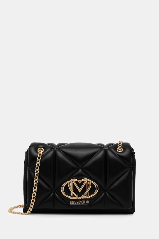 Love Moschino torebka aplikacja czarny JC4041PP1OLC0000