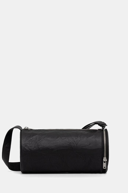 Y-3 torebka skórzana BARREL BAG gładkie czarny KD0169