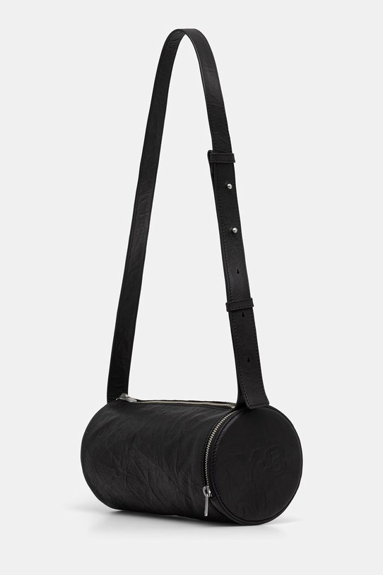 Y-3 torebka skórzana BARREL BAG KD0169 czarny SS26