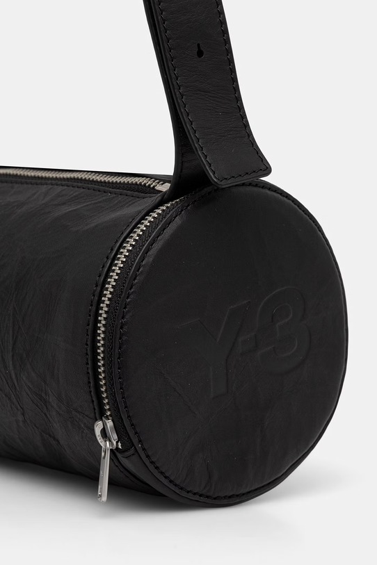 Y-3 torebka skórzana BARREL BAG czarny KD0169