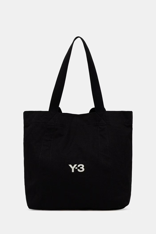 Y-3 torebka CANVAS TOTE tekstylny czarny KD4184
