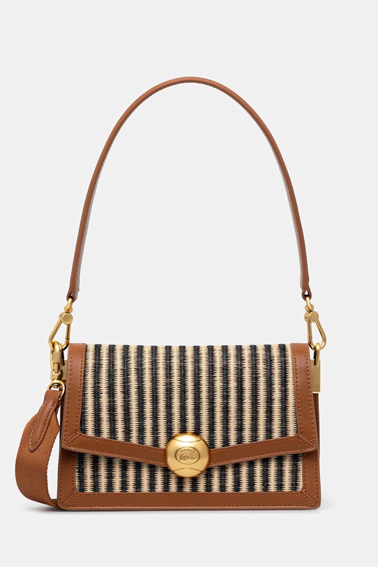 Lacoste torebka crossbody damska pleciona beżowy NF5245PB