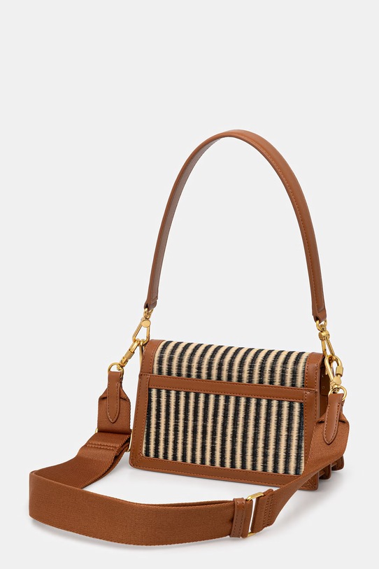 Akcesoria Lacoste torebka crossbody damska pleciona NF5245PB beżowy