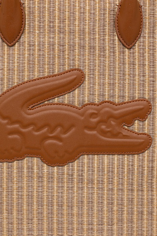 Lacoste torebka shopper damska pleciona beżowy NF5247PB