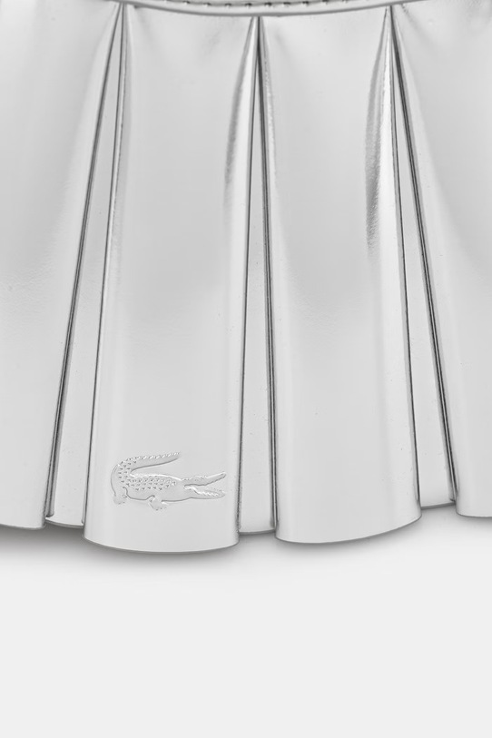 Lacoste torebka crossbody damska skórzana srebrny NU5327DX