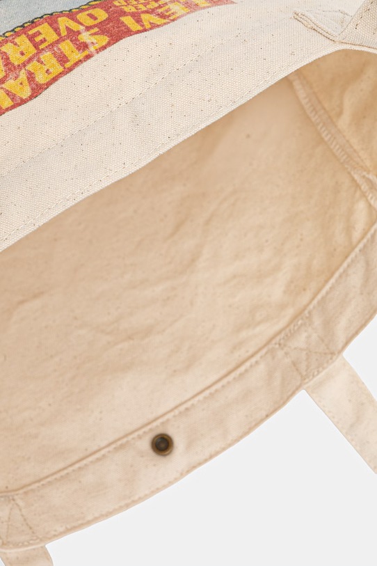 Βαμβακερή τσάντα Levi's EVERYDAY GRAPHIC 005FA.0005 μπεζ