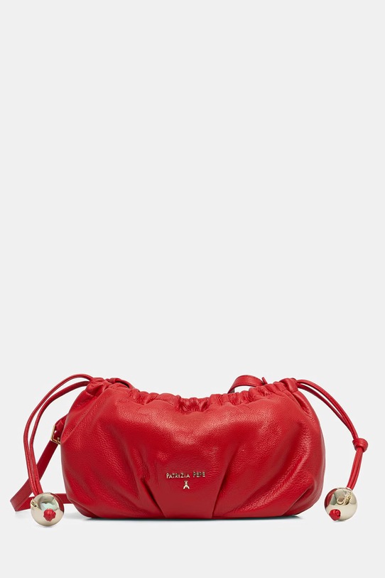 Patrizia Pepe torebka worek damska skórzana czerwony 2B0161.L133