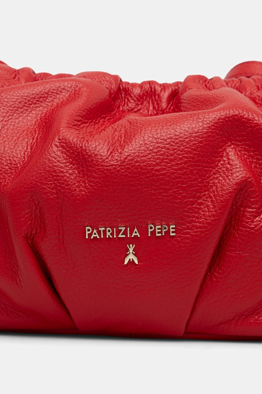 Patrizia Pepe torebka worek damska skórzana czerwony 2B0161.L133
