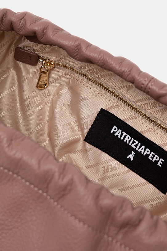 Patrizia Pepe torebka worek damska skórzana 2B0161.L133 różowy