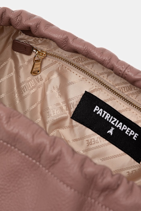 Patrizia Pepe torebka worek damska skórzana 2B0161.L133 różowy