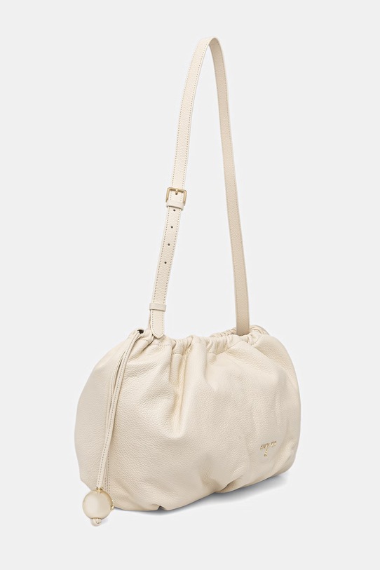 Patrizia Pepe torebka worek damska skórzana 2B0162.L133 beżowy SS26