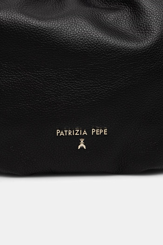 Patrizia Pepe torebka worek damska skórzana czarny 2B0162.L133
