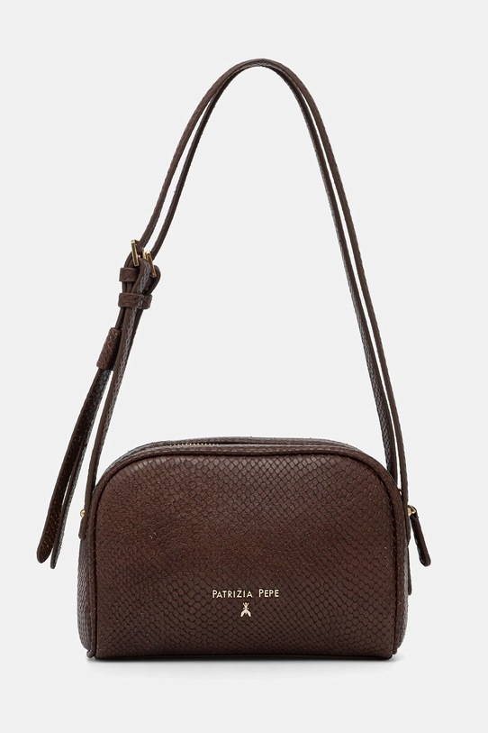 Patrizia Pepe torebka damska skórzana brązowy 2B0168.L032