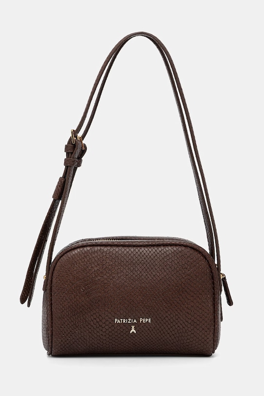 Patrizia Pepe torebka damska skórzana brązowy 2B0168.L032