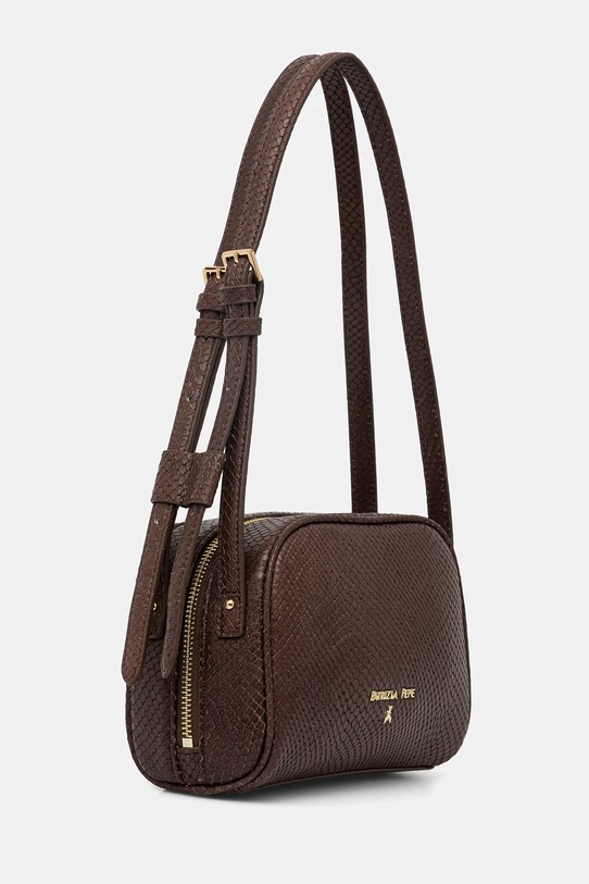 Patrizia Pepe torebka damska skórzana 2B0168.L032 brązowy SS26