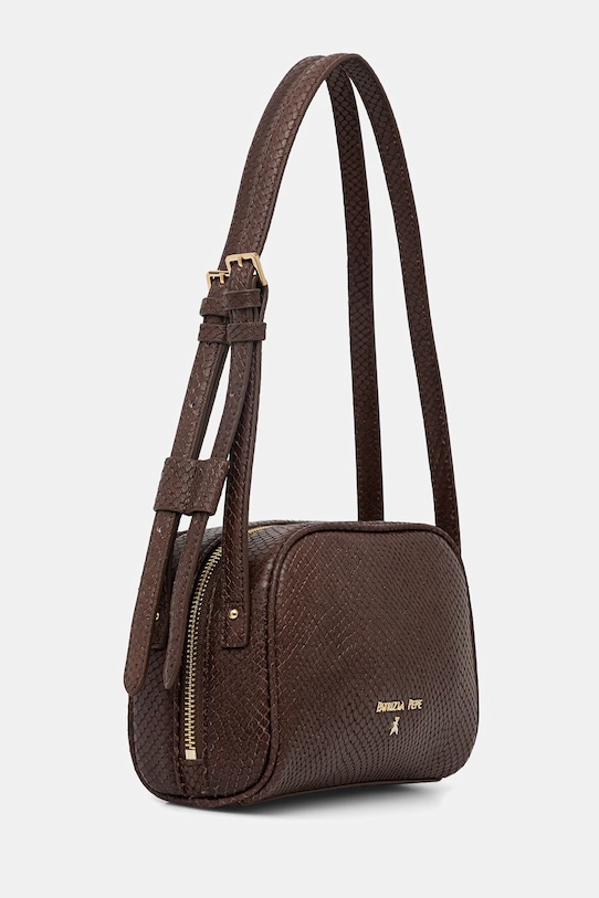 Patrizia Pepe torebka damska skórzana 2B0168.L032 brązowy SS26