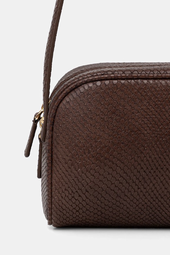 Akcesoria Patrizia Pepe torebka damska skórzana 2B0168.L032 brązowy