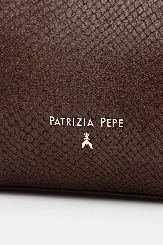 Patrizia Pepe torebka damska skórzana brązowy 2B0168.L032