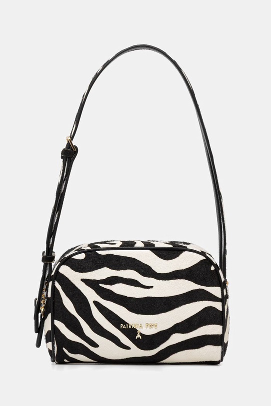 Patrizia Pepe torebka bagietka damska skórzana czarny 2B0168.L056