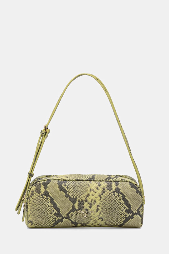 Patrizia Pepe kabelka typu baguette dámska kožená zelená 2B0169.L032