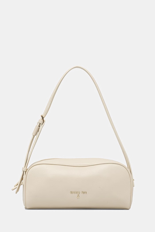 Patrizia Pepe torebka bagietka damska skórzana beżowy 2B0169.L133
