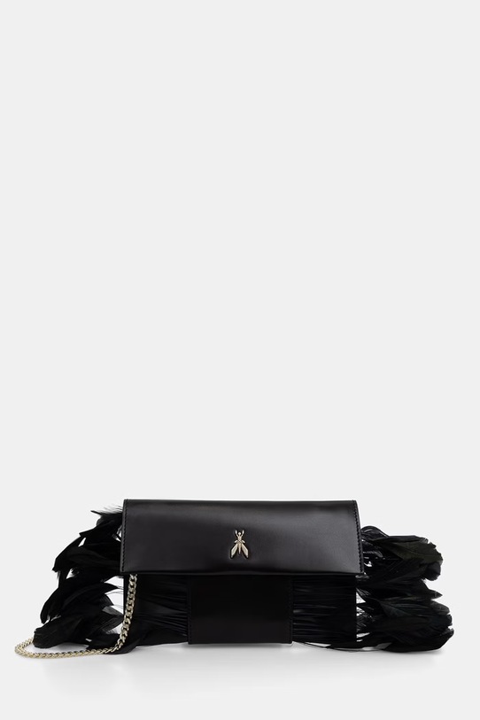 Patrizia Pepe kopertówka damska skórzana czarny 2B0173.V055