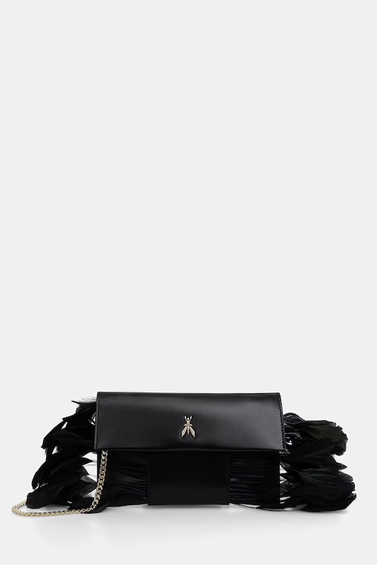 Patrizia Pepe kopertówka damska skórzana czarny 2B0173.V055